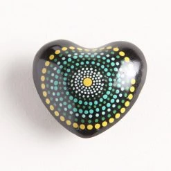 Patina Stores Painted Heart Chime 9 Patina Stores Painted Heart Chime