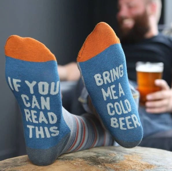 Patina Stores Bring Me A Cold Beer Socks Patina Stores Bring Me A Cold Beer Socks