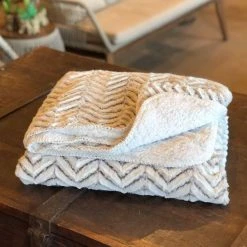 Patina Stores Soft Sherpa Throws Blankets & Pillows