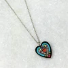 Patina Stores Multicolored Heart Necklace Jewelry