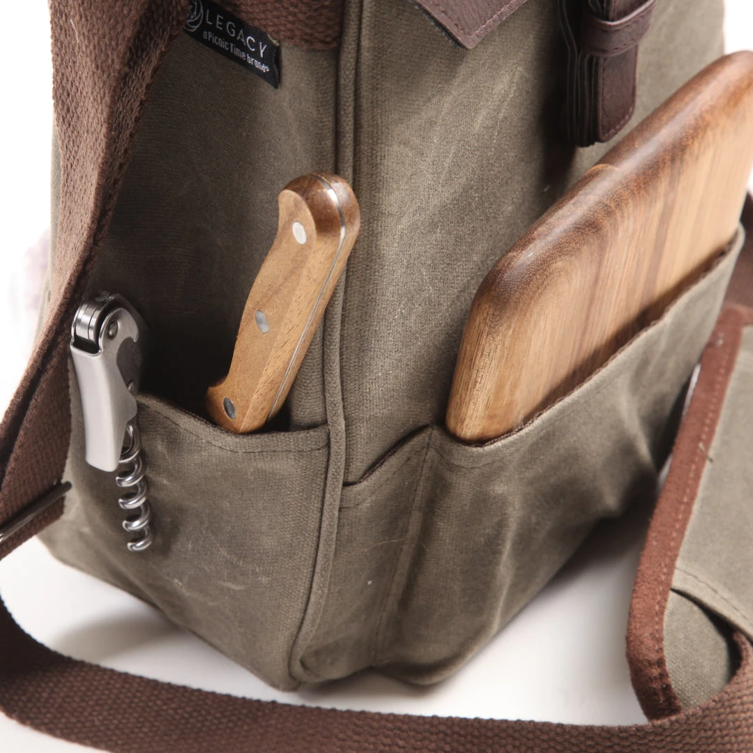 Patina Stores Entertaining Wine & Cheese Picnic Cooler Bag Patina Stores Entertaining Wine & Cheese Picnic Cooler Bag