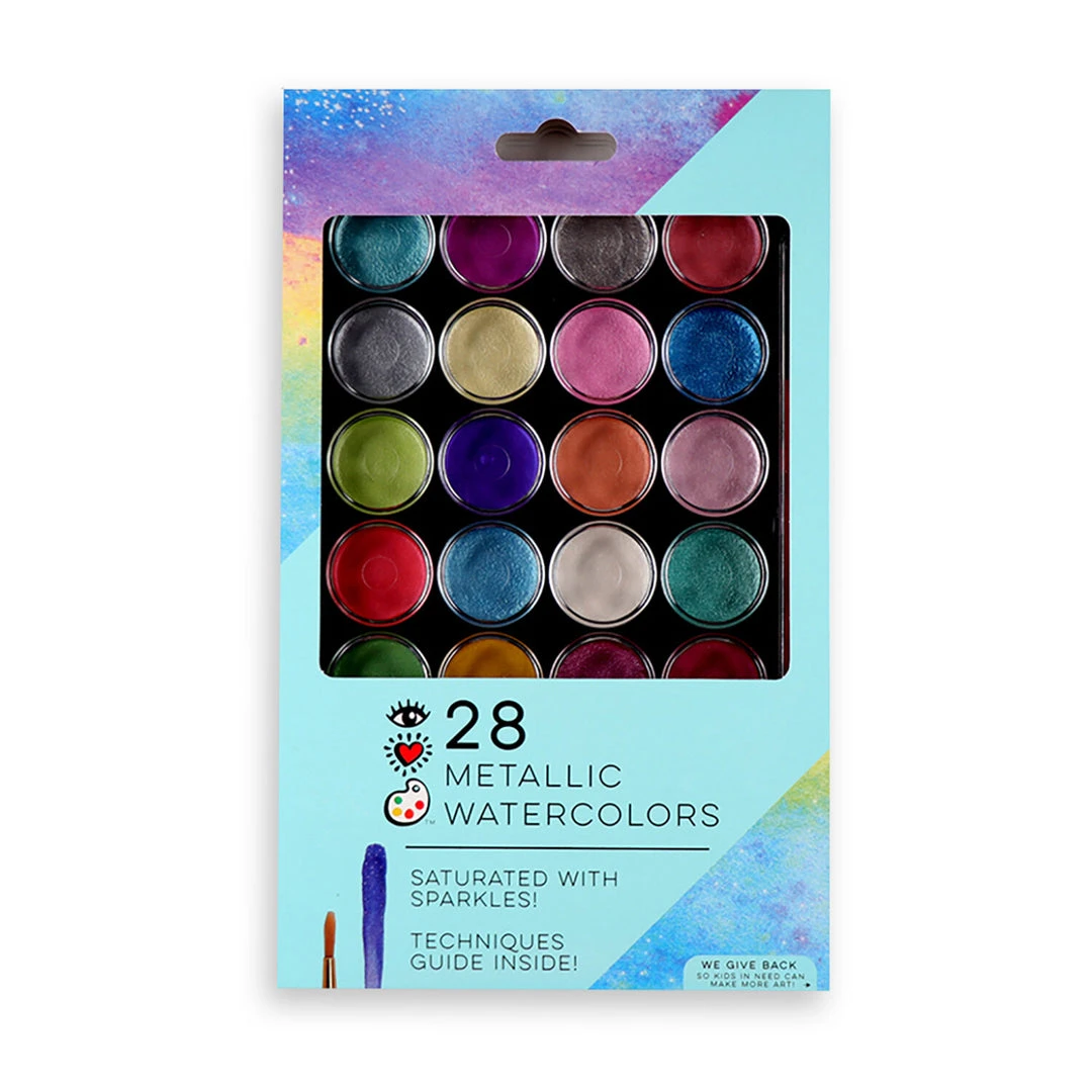 Patina Stores Metallic Watercolor Paint Set Patina Stores Metallic Watercolor Paint Set