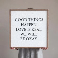 Patina Stores Good Things Happen Wall Art