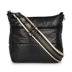 Patina Stores Accessories Large Black Crossbody Bag