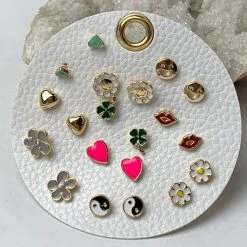 Patina Stores Smiley Earring Set