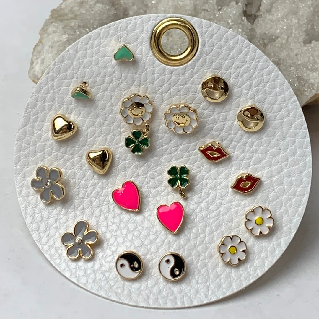 Patina Stores Smiley Earring Set Patina Stores Smiley Earring Set