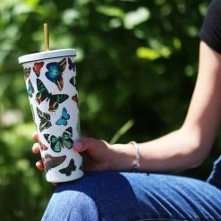 Patina Stores Outdoor Fun Butterfly Tumbler