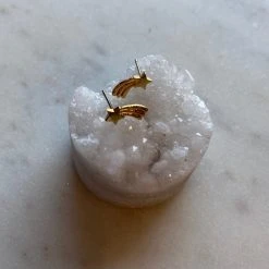 Patina Stores Jewelry Gold Shooting Star Studs