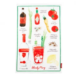 Patina Stores Kitchen Bloody Mary Tea Towel