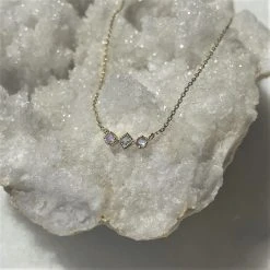 Patina Stores Rainbow Moonstone Necklace Jewelry