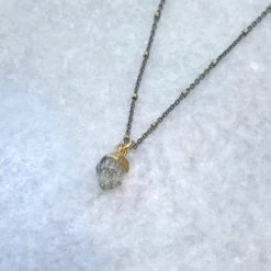 Patina Stores Jewelry Herkimer Diamond Quartz Necklace
