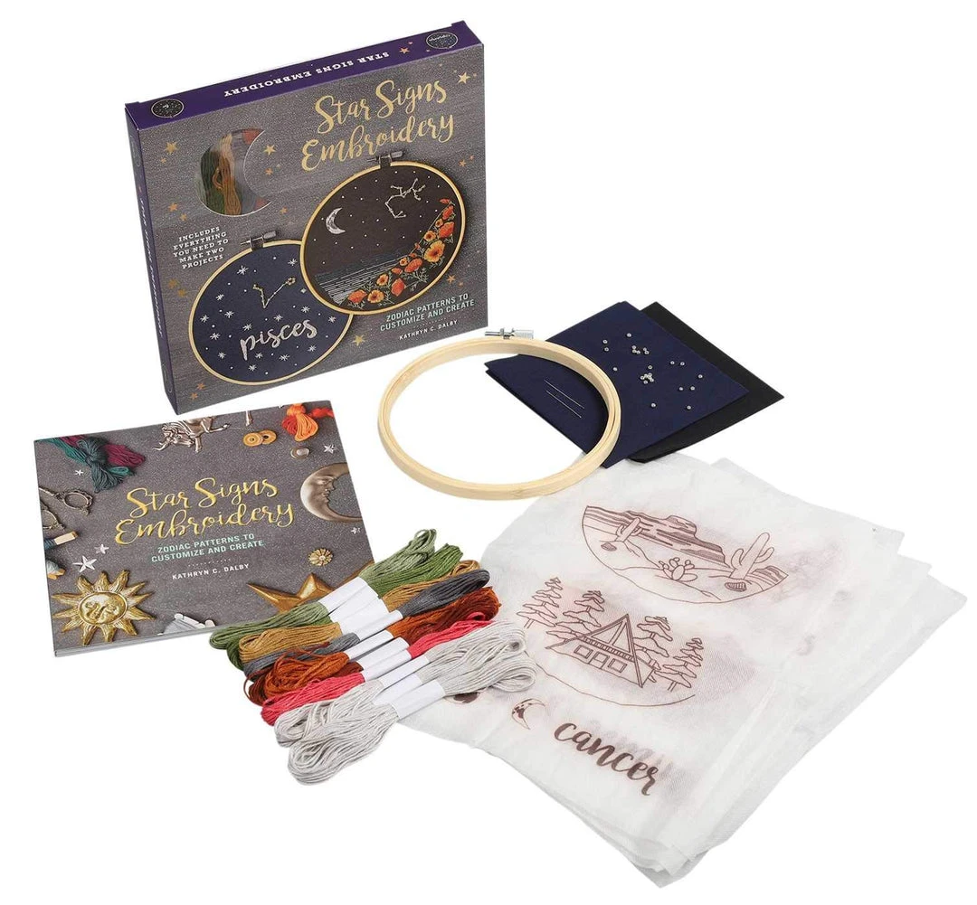 Patina Stores Star Signs Embroidery Kit Patina Stores Star Signs Embroidery Kit
