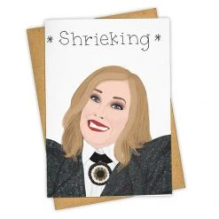 Patina Stores *Shrieking* Moira Blank Card Cards & Wrap