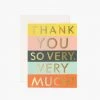 Patina Stores Color Block Thank You Card