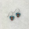 Patina Stores Multicolored Heart Earring Jewelry