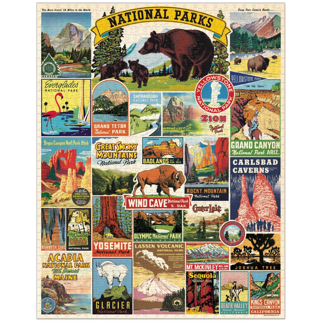 Patina Stores Vintage National Parks Puzzle Games & Puzzles Patina Stores Vintage National Parks Puzzle Games & Puzzles