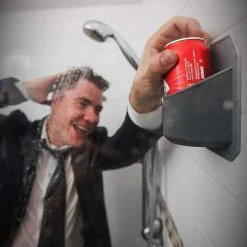 Patina Stores Grey Shower Beer Holder Men