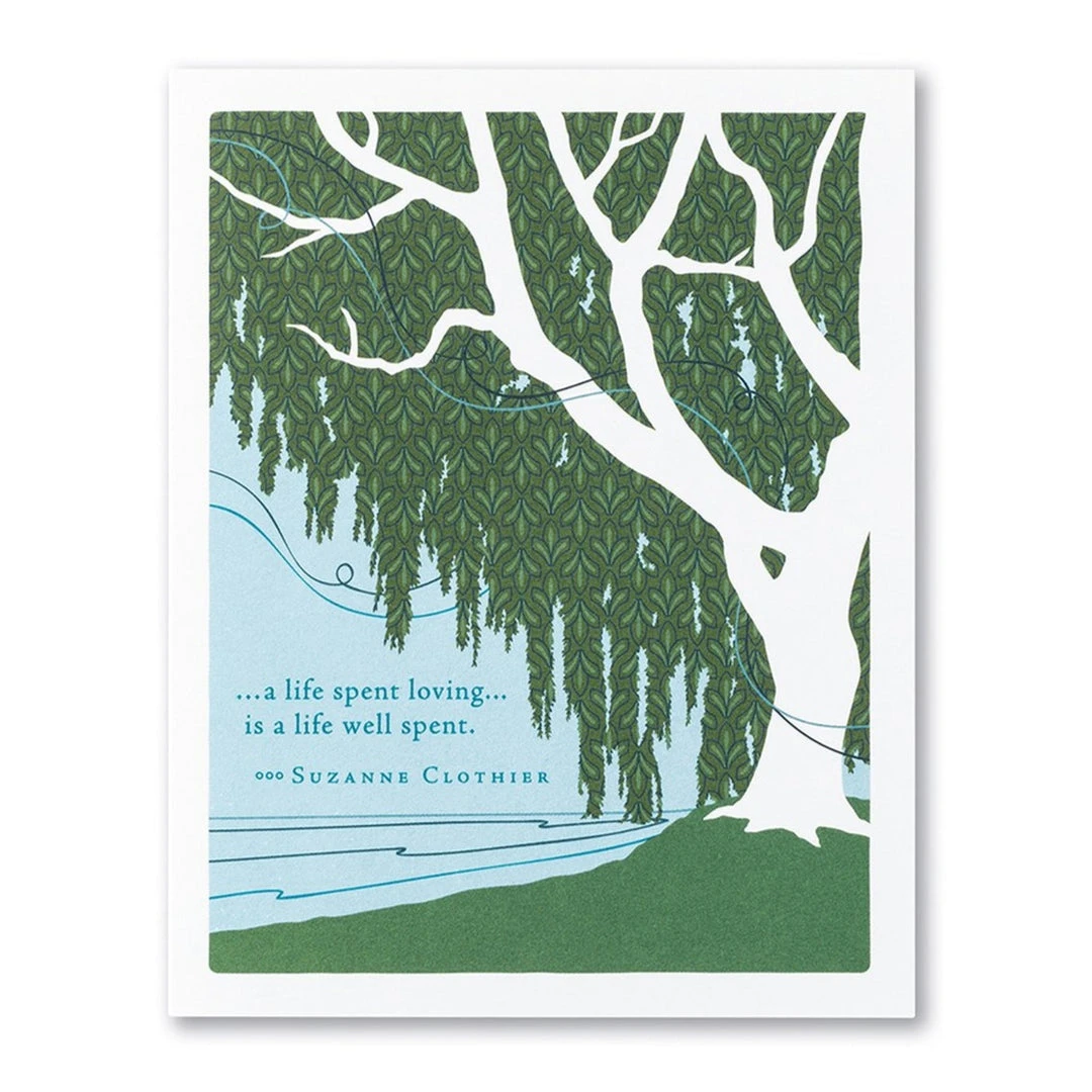 Patina Stores Cards & Wrap Life Spent Loving Sympathy Card Patina Stores Cards & Wrap Life Spent Loving Sympathy Card