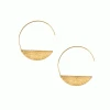 Patina Stores Gold Half Moon Threader Earring Jewelry