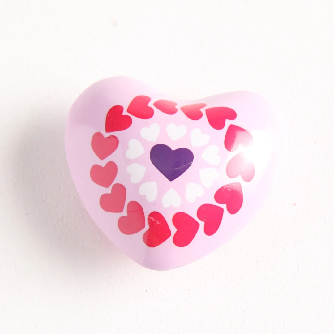 Patina Stores Painted Heart Chime Patina Stores Painted Heart Chime