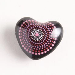 Patina Stores Painted Heart Chime 8 Patina Stores Painted Heart Chime