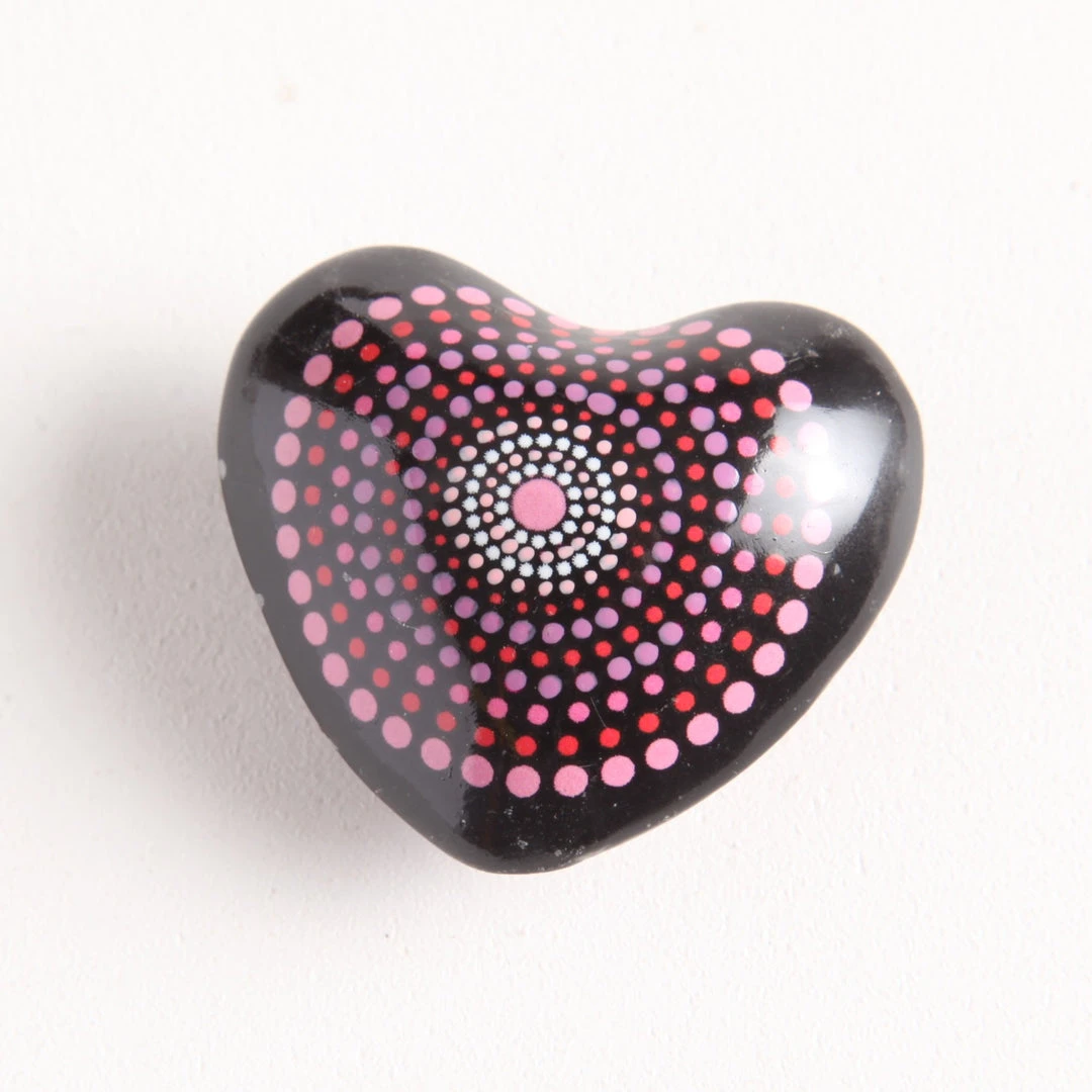 Patina Stores Painted Heart Chime Patina Stores Painted Heart Chime