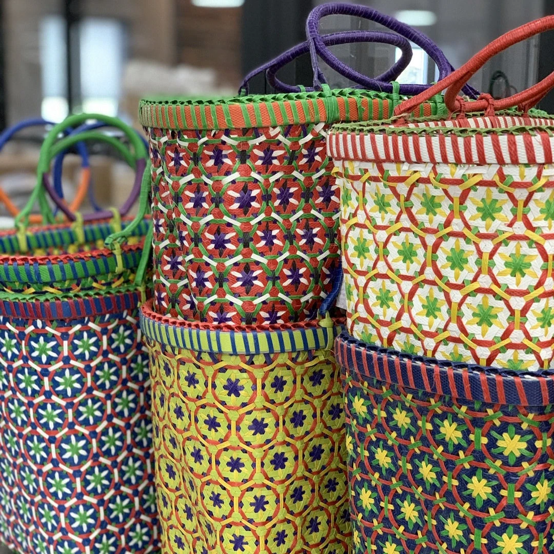 Patina Stores Bright Multicolored Market Baskets Garden Patina Stores Bright Multicolored Market Baskets Garden