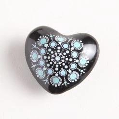 Patina Stores Painted Heart Chime 13 Patina Stores Painted Heart Chime