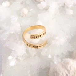 Patina Stores Jewelry Gold Nevertheless She Persisted Ring