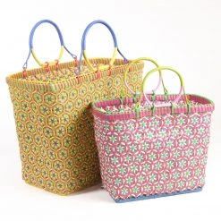 Patina Stores Bright Multicolored Market Baskets Garden 6 Patina Stores Bright Multicolored Market Baskets Garden