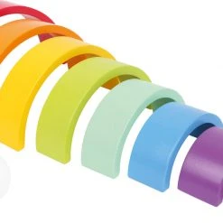 Patina Stores Large Rainbow Wooden Building Blocks