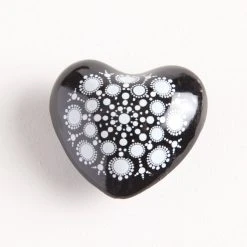 Patina Stores Painted Heart Chime 7 Patina Stores Painted Heart Chime