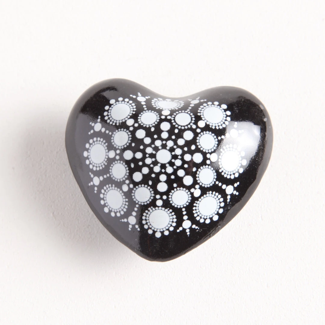 Patina Stores Painted Heart Chime Patina Stores Painted Heart Chime