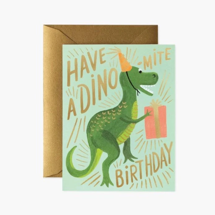 Patina Stores Dino-Mite Birthday Card Cards & Wrap Patina Stores Dino-Mite Birthday Card Cards & Wrap