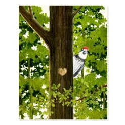 Patina Stores Woodpecker Card Friendship & Blank Cards