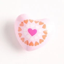 Patina Stores Painted Heart Chime 5 Patina Stores Painted Heart Chime