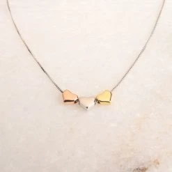 Patina Stores Jewelry Triple Hearts Necklace