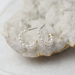 Patina Stores Small Pearl Hoop