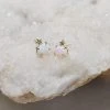 Patina Stores Opal Stone With Tiny Star Earring