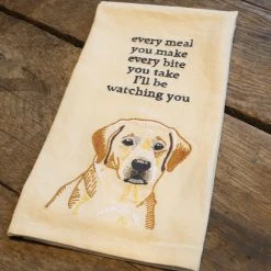 Patina Stores Kitchen I'll Be Watching You Dog Tea Towel