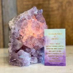 Patina Stores Amethyst Crystal Light Mystic