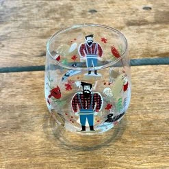 Patina Stores Entertaining Lumberjack Wine Glass