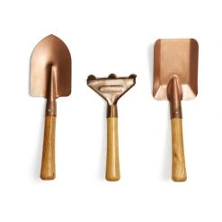 Patina Stores Copper Gardening Tool Set
