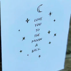 Patina Stores Cards & Wrap Love You To The Moon & Back Card