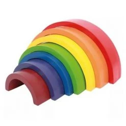 Patina Stores Large Rainbow Wooden Building Blocks