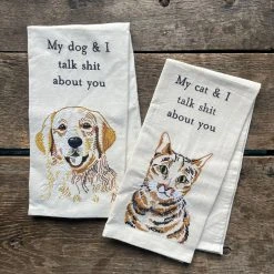 Patina Stores Talk Shit About You Tea Towel Kitchen