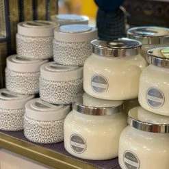 Patina Stores White Volcano Candles Fragrance