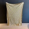 Patina Stores Yellow Geometric Design Throw Blanket Home Goods