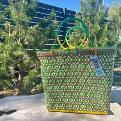 Patina Stores Bright Multicolored Market Baskets Garden 2 Patina Stores Bright Multicolored Market Baskets Garden