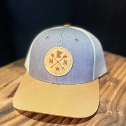 Patina Stores Minnesota Badge Grey & Tan Hat